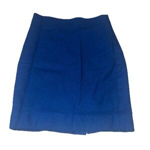 J Crew The Pencil Skirt Blue 00p 00 Petite